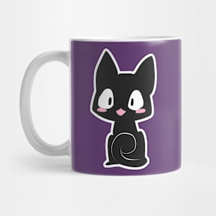 Kawaii Black Cat Mug